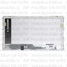 Матрица для ноутбука HP Pavilion G6-1d70 (1366x768 HD) TN, 40pin, Глянцевая