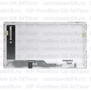 Матрица для ноутбука HP Pavilion G6-1d74nr (1366x768 HD) TN, 40pin, Глянцевая