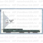 Матрица для ноутбука HP Pavilion G6-2017 (1366x768 HD) TN, 40pin, Матовая