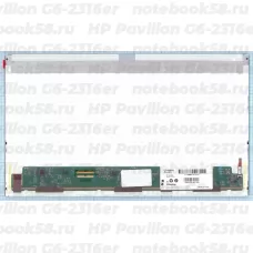 Матрица для ноутбука HP Pavilion G6-2316er (1366x768 HD) TN, 40pin, Матовая