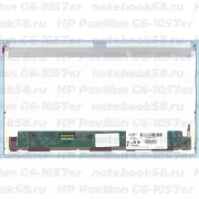 Матрица для ноутбука HP Pavilion G6-1057er (1366x768 HD) TN, 40pin, Матовая