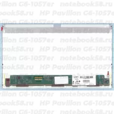 Матрица для ноутбука HP Pavilion G6-1057er (1366x768 HD) TN, 40pin, Матовая