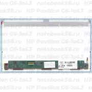 Матрица для ноутбука HP Pavilion G6-1a43 (1366x768 HD) TN, 40pin, Матовая