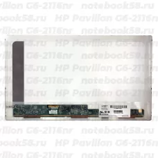 Матрица для ноутбука HP Pavilion G6-2116nr (1366x768 HD) TN, 40pin, Матовая