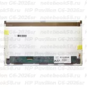 Матрица для ноутбука HP Pavilion G6-2026sr (1366x768 HD) TN, 40pin, Матовая