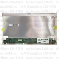 Матрица для ноутбука HP Pavilion G6-1118 (1366x768 HD) TN, 40pin, Матовая