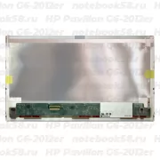 Матрица для ноутбука HP Pavilion G6-2012er (1366x768 HD) TN, 40pin, Матовая