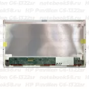 Матрица для ноутбука HP Pavilion G6-1322sr (1366x768 HD) TN, 40pin, Матовая