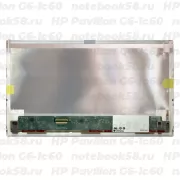 Матрица для ноутбука HP Pavilion G6-1c60 (1366x768 HD) TN, 40pin, Матовая