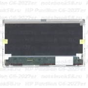 Матрица для ноутбука HP Pavilion G6-2027er (1366x768 HD) TN, 40pin, Матовая