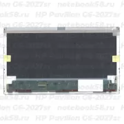 Матрица для ноутбука HP Pavilion G6-2027sr (1366x768 HD) TN, 40pin, Матовая