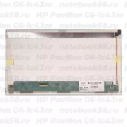 Матрица для ноутбука HP Pavilion G6-1c43nr (1366x768 HD) TN, 40pin, Матовая