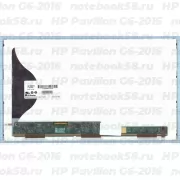 Матрица для ноутбука HP Pavilion G6-2016 (1366x768 HD) TN, 40pin, Матовая