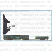 Матрица для ноутбука HP Pavilion G6-2021 (1366x768 HD) TN, 40pin, Матовая