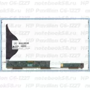 Матрица для ноутбука HP Pavilion G6-1227 (1366x768 HD) TN, 40pin, Матовая