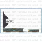 Матрица для ноутбука HP Pavilion G6-1392 (1366x768 HD) TN, 40pin, Матовая