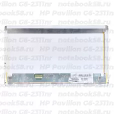 Матрица для ноутбука HP Pavilion G6-2311nr (1366x768 HD) TN, 40pin, Матовая