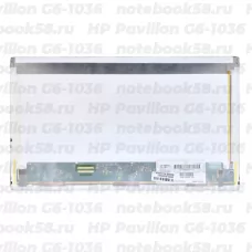 Матрица для ноутбука HP Pavilion G6-1036 (1366x768 HD) TN, 40pin, Матовая