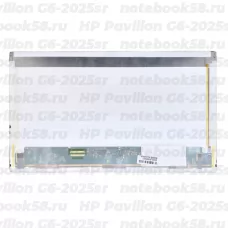 Матрица для ноутбука HP Pavilion G6-2025sr (1366x768 HD) TN, 40pin, Матовая