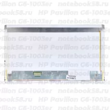 Матрица для ноутбука HP Pavilion G6-1003er (1366x768 HD) TN, 40pin, Матовая