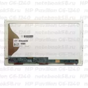 Матрица для ноутбука HP Pavilion G6-1240 (1366x768 HD) TN, 40pin, Матовая