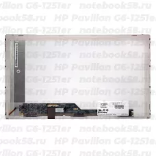 Матрица для ноутбука HP Pavilion G6-1251er (1366x768 HD) TN, 40pin, Матовая