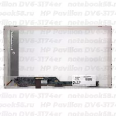 Матрица для ноутбука HP Pavilion DV6-3174er (1366x768 HD) TN, 40pin, Матовая