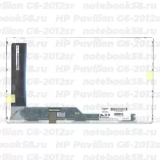 Матрица для ноутбука HP Pavilion G6-2012sr (1366x768 HD) TN, 40pin, Матовая