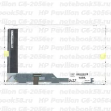 Матрица для ноутбука HP Pavilion G6-2056er (1366x768 HD) TN, 40pin, Матовая