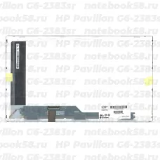 Матрица для ноутбука HP Pavilion G6-2383sr (1366x768 HD) TN, 40pin, Матовая