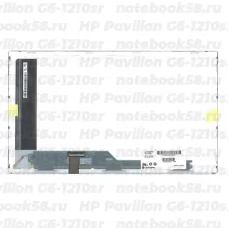 Матрица для ноутбука HP Pavilion G6-1210sr (1366x768 HD) TN, 40pin, Матовая