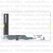 Матрица для ноутбука HP Pavilion G6-1d96nr (1366x768 HD) TN, 40pin, Матовая