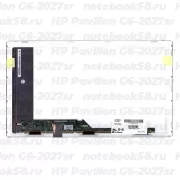 Матрица для ноутбука HP Pavilion G6-2027sr (1366x768 HD) TN, 40pin, Матовая