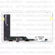 Матрица для ноутбука HP Pavilion G6-2055sr (1366x768 HD) TN, 40pin, Матовая