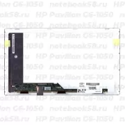 Матрица для ноутбука HP Pavilion G6-1050 (1366x768 HD) TN, 40pin, Матовая