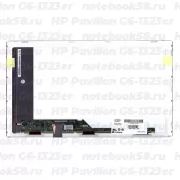 Матрица для ноутбука HP Pavilion G6-1323er (1366x768 HD) TN, 40pin, Матовая