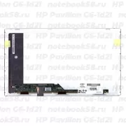 Матрица для ноутбука HP Pavilion G6-1d21 (1366x768 HD) TN, 40pin, Матовая