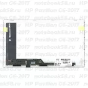 Матрица для ноутбука HP Pavilion G6-2017 (1366x768 HD) TN, 40pin, Глянцевая