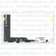 Матрица для ноутбука HP Pavilion G6-1150 (1366x768 HD) TN, 40pin, Глянцевая