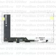 Матрица для ноутбука HP Pavilion DV6-3000er (1366x768 HD) TN, 40pin, Глянцевая