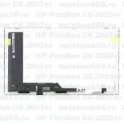 Матрица для ноутбука HP Pavilion G6-2003er (1366x768 HD) TN, 40pin, Матовая