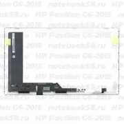 Матрица для ноутбука HP Pavilion G6-2015 (1366x768 HD) TN, 40pin, Матовая