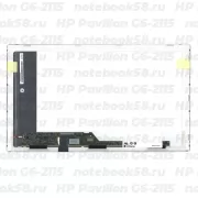 Матрица для ноутбука HP Pavilion G6-2115 (1366x768 HD) TN, 40pin, Матовая