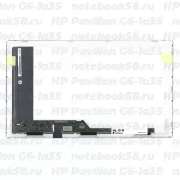 Матрица для ноутбука HP Pavilion G6-1a35 (1366x768 HD) TN, 40pin, Матовая