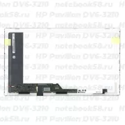 Матрица для ноутбука HP Pavilion DV6-3210 (1366x768 HD) TN, 40pin, Матовая