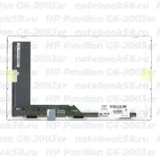 Матрица для ноутбука HP Pavilion G6-2003sr (1366x768 HD) TN, 40pin, Глянцевая