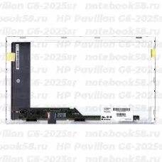 Матрица для ноутбука HP Pavilion G6-2025sr (1366x768 HD) TN, 40pin, Матовая