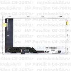 Матрица для ноутбука HP Pavilion G6-2081sr (1366x768 HD) TN, 40pin, Матовая