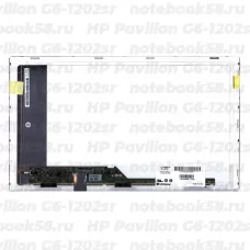 Матрица для ноутбука HP Pavilion G6-1202sr (1366x768 HD) TN, 40pin, Матовая