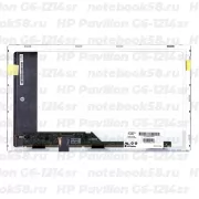 Матрица для ноутбука HP Pavilion G6-1214sr (1366x768 HD) TN, 40pin, Матовая